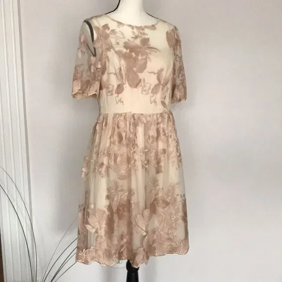 BHLDN Adrianna Papell Nadine Dress size 10 - Picture 5 of 16